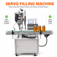 Remplisseuse de ketchup entièrement automatique avec pompe à rotor pour l'atelier de production d'emballages de sauce tomate