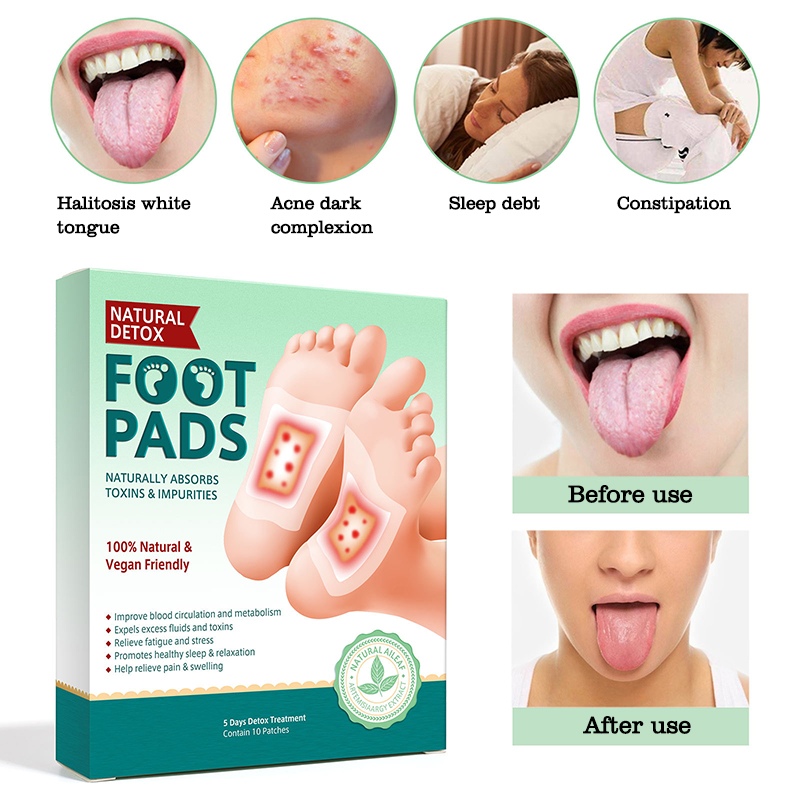 hot sales healthy products detox foot patch for swelling foot pain relief and body cleansing