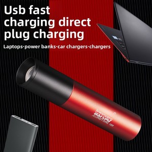 Mini Đèn pin zoom ánh sáng màu đỏ Torch với clip săn bắn ong câu cá Sao Du lịch khách sạn máy ảnh Detector đèn Torch - Product Image 4