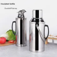 Yolecen Bouteille Thermos Isotherme Moderne en Acier Inoxydable, Bec de Canard Non Magnétique, pour Cadeaux de Fête