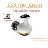 Appareil intelligent de thérapie par ventouses pour le soulagement de la douleur, massage des tissus avec chaleur et thérapie par lumière rouge, masseur corporel anti-cellulite pour un corps éclatant