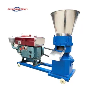 Engine animal feed diesel pellet machine