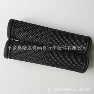 Poignées de guidon de vélo de montagne 22,2 mm en caoutchouc souple noir antidérapant - Product Image 5