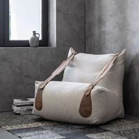 Fauteuils paresseux individuels nordiques modernes pour salon et chambre à coucher – Chaises d'appoint confortables pour le loisir