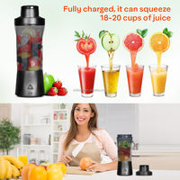 Blender électrique portable rechargeable par USB pour le sport et la maison, 700 ml, multifonction, mixeur pour smoothies, fruits, broyeur, mixeur pour voiture
