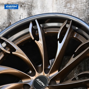 Pour <span class=keywords><strong>TESLA</strong></span> <span class=keywords><strong>Model</strong></span> <span class=keywords><strong>X</strong></span> DEAN DP149 Jantes forgées en 2 parties 21/22/23" 5X112 5X114.3 5X120 5X130 Bronze brillant Noir Jantes personnalisées - Product Image 5