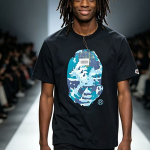 T-shirt da uomo Buthing Monkey Kaleo di alta qualità, alla moda, con stampa bepes, nuovo stile, casual, sportiva, vestibilità ampia, Lakawarm - Product Image 2