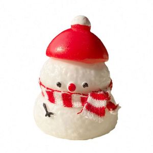 Nouveau jouet anti-stress Bonhomme de neige de Noël à pincer, cadeau de Noël amusant, Bonhomme de neige 3D mignon et dodu - Product Image 4