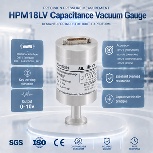 Manómetro de Vacío Capacitivo de Cerámica HPM18LV con Brida KF16, Salida Analógica de 0-10V e Interfaz D-sub - Product Image 1