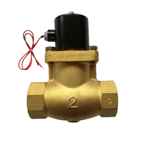 高温12V/24V DC 110V/120V 220V/230V交流电磁阀2L-50 2L500-50 <span class=keywords><strong>2</strong></span>英寸先导蒸汽活塞通用OEM - Product Image 1