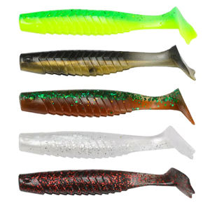 TGD Meilleur lot de 10 <span class=keywords><strong>leurres</strong></span> <span class=keywords><strong>souples</strong></span> de pêche, appâts <span class=keywords><strong>souples</strong></span> à queue de pagaie, coulants, 55mm 65mm, <span class=keywords><strong>pour</strong></span> <span class=keywords><strong>la</strong></span> pêche au bar et à <span class=keywords><strong>la</strong></span> <span class=keywords><strong>truite</strong></span>, <span class=keywords><strong>leurres</strong></span> <span class=keywords><strong>souples</strong></span> en plastique - Product Image 1