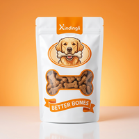 Sacs d'emballage personnalisés pour aliments pour animaux de 1 lb à 30 lb, sachets refermables de qualité alimentaire pour aliments pour animaux de compagnie, sacs en Mylar à faible MOQ
