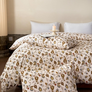 Sang Trọng 4-Mảnh Đảo Ngược Bộ Đồ Giường Comforter Set Hữu Cơ Teal Màu Vua Kích Thước - Product Image 3