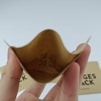 Lage MOQ Mini Kleine Kraft Papier Materiaal 3-zijdig verzegelde monsterzakjes zaadzakjes capsule verpakking sachet