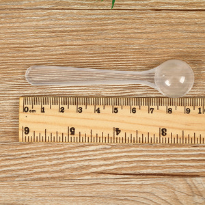<strong>2ml</strong> 1g Food Grade PP Disposable Teaspoon Round White Transparent Plastic <strong>Measuring</strong> <strong>Spoon</strong> for Coffee Salt Milk Powder - Product Image 6