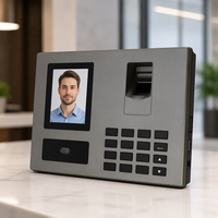 Terminal de reconnaissance faciale et d'empreintes digitales JINGXIN, écran couleur TFT intelligent de 2,8 pouces, machine de présence biométrique par reconnaissance faciale et d'empreintes digitales