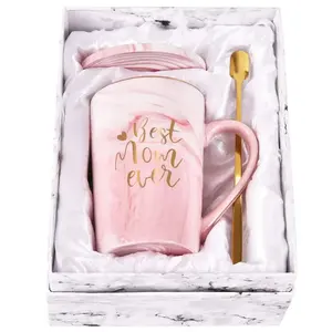 Taza de café artística decorativa por sublimación para regalo del Día de la madre, tazas al por mayor