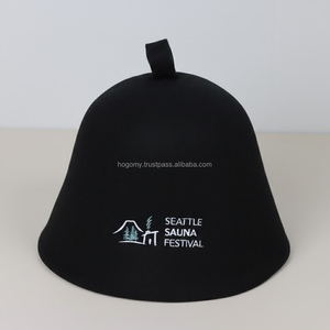Gorro de Sauna de Fieltro Ecológico de Lana Merino Ulike MW-34, Estilo Vikingo Nórdico, Sin Costuras, Suave, Reutilizable, Gorro de Ducha para Adultos, Logotipo Personalizado - Product Image 2