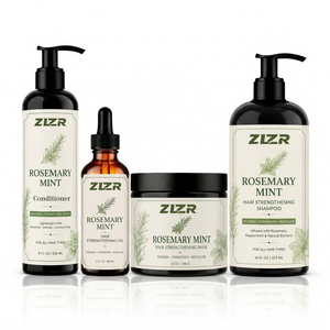 Wholesale Rosemary Mint Complete Hair Set <b>Shampoo</b> Conditioner Mask Scrub Oil Bulk ZLYM - Product Image 1