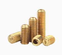 Din913 Din916 vis de réglage en laiton vis de réglage à six pans creux M2 M2.5 M3 M4 M5 M6 M8 M10