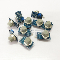 Le kit de modules de capteur de gaz de la série MQ comprend des modules de capteur de fumée de MQ-2/MQ-3/MQ-4/MQ-5/MQ-6/MQ-7/MQ-8/MQ-9/MQ-135