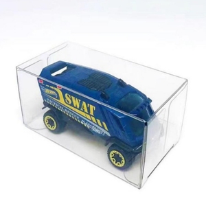 <span class=keywords><strong>Caja</strong></span> de exhibición de juguete de coche Modelo 1:64, soporte de almacenamiento de plástico, <span class=keywords><strong>caja</strong></span> transparente - Product Image 6