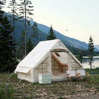 Tente de camping gonflable personnalisée, usine OEM, tente d'hôtel extérieure imperméable pour la vente en gros, solution d'hôtellerie extérieure