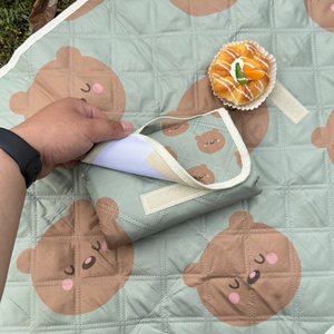 Mini Low MOQ Custom Logo <b>Large</b> Folding Outdoor Moisture-proof <b>Mat</b> Beach Camping <b>Mat</b> Waterproof Thickened Ultrasonic Picnic <b>Mat</b> - Product Image 4