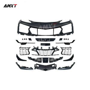 Pare-chocs avant en fibre de carbone sèche pré-imprégnée de haute qualité, livraison rapide, <span class=keywords><strong>prix</strong></span> de gros, kits de carrosserie pour Corvette <span class=keywords><strong>C8</strong></span> 2019 - Product Image 1