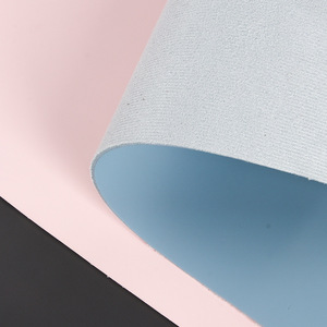 Cuir synthétique PVC imperméable et résistant aux rayures de 0,7 mm, avec dos en suède polaire, rigide et foncé, pour sacs et ceintures pour femmes - Product Image 3