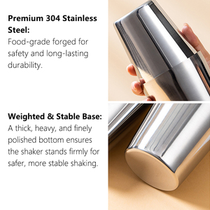 Professionnel moderne durable en acier inoxydable 2 pièces Boston <span class=keywords><strong>Cocktail</strong></span> <span class=keywords><strong>Shaker</strong></span> Set Bar outils de mélange pour barman - Product Image 2