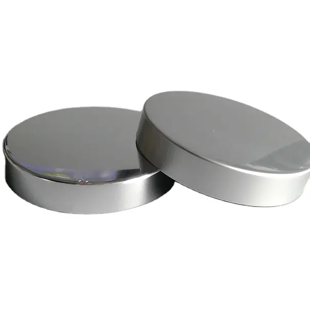 Aluminium Kunststoff deckel High End 68mm 89mm Schraub verschluss Gläser Non Spill Gold Silber Farbe 89/400