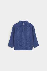 1/4 Zip nueva llegada de moda cuello simulado primavera-otoño suéter personalizado hombres suéter cuarto Zip - Product Image 3