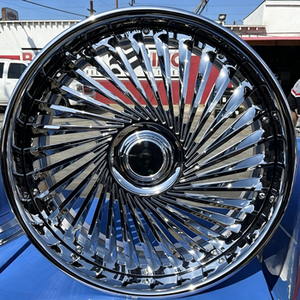 Cerchi Forgiati FSB Big Lip 22 <span class=keywords><strong>24</strong></span> 26 28 Pollici con Coprimozzo Flottante in Lega di Alluminio Deep Dish 5x115 5x127 per Chevy - Product Image 1
