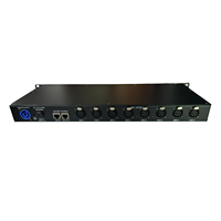 Contrôleur professionnel Artnet DMX512 de 8 ports contrôleur Artnet pour l'éclairage de scène