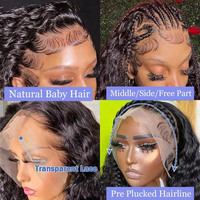 Perruque Courte Bob Frisée Kinky en Cheveux Humains, Densité 250%, avec Bandeau, Noir Naturel, Coupe Bob Courte, Sans Colle, Perruque Bandeau Bouclée Profonde