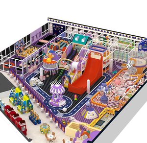 Centre de jeu familial certifié TUV Équipement de terrain de jeu intérieur personnalisé Château vilain pour enfants, agences de jeux souples en Chine - Product Image 1