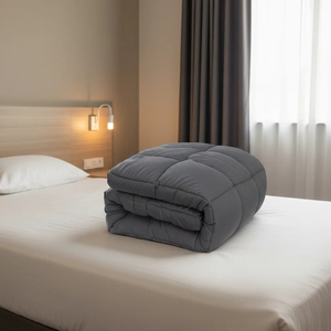 Couette matelassée de qualité supérieure, 100% polyester, hypoallergénique, lavable en machine, respirante, pour l'automne et l'hiver, taille Queen, garnissage doux, literie - Product Image 2