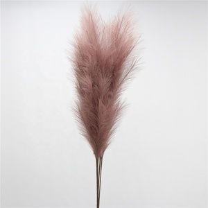 Erba Artificiale di Alta Qualità in Vaso, Simulazione Moderna di Piume di <span class=keywords><strong>Pampas</strong></span> <span class=keywords><strong>per</strong></span> la Festa del Papà/Mamma, Natale e Capodanno - Product Image 2