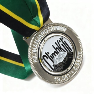 Medalla de Metal Personalizada por el Fabricante para Finalista en Oro y Plata, para Maratón 5K / 10K, Carrera, Ciclismo, Atletismo, Karate y Deportes - Product Image 4