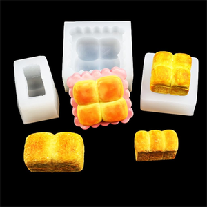 Molde de silicona grande para velas aromáticas, pasteles de yeso, diseño de cartera de lujo popular de marca - Product Image 3