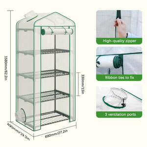 <span class=keywords><strong>Kit</strong></span> moderne et compact en métal pour la <span class=keywords><strong>culture</strong></span> de <span class=keywords><strong>champignons</strong></span> avec étagère à 4 niveaux et LED à spectre complet, facile à assembler pour jardin domestique - Product Image 6