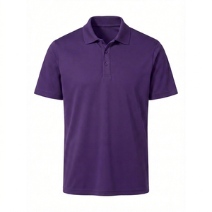 Camisa Polo Clásica para Hombre, Manga Corta, Transpirable, Mezcla de Algodón, Logotipo Personalizado, Uniforme Casual de Negocios, Suministro al por Mayor - Product Image 1