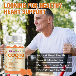 Gummies de CoQ10 Ubiquinol 500mg HALAL en gros pour OEM, Coenzyme Oméga-3 <span class=keywords><strong>DHA</strong></span> <span class=keywords><strong>EPA</strong></span>, Complément Anti-Âge et Soutien Immunitaire pour Adultes - Product Image 5