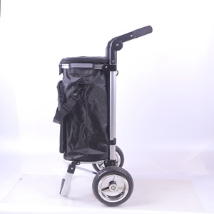 Shopping <strong>Trolley</strong> Bag Folding Carts 600D Fabric Bearing 40kg Weight 2-3Wheels Big and <strong>Small</strong> Heavy Duty Steel Tube Cart Bag - Product Image 5