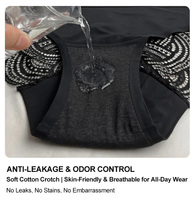 Culottes menstruelles sans couture en dentelle, vente en gros d'usine OEM, fines et respirantes pour l'été, 4 couches absorbantes, anti-fuites, pour femmes