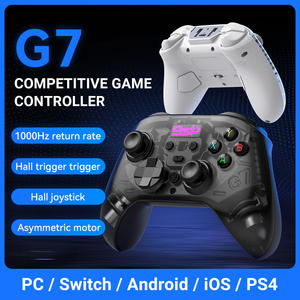 G7 Gamepad Controller di gioco cablato/2.4G 1000Hz Wireless effetto Hall pulsanti di vibrazione asimmetrica supporto multipiattaforma - Product Image 3