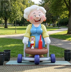 <span class=keywords><strong>Ballon</strong></span> publicitaire géant gonflable de 3 m Sarah Rollator Holland pour carnaval et célébrations publiques - Product Image 3