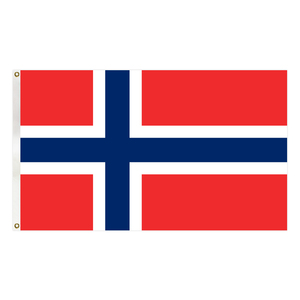 Bandera profesional de fábrica, Bandera de <span class=keywords><strong>Noruega</strong></span>, resistente a la decoloración UV, 3x5 pies - Product Image 1