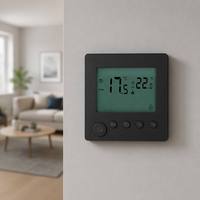Termostato Programable para Calefacción de Agua y Eléctrica, Controlador de Temperatura para Calefacción por Suelo Radiante y Caldera de Gas